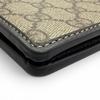 Excellent GUCCI Purse GG Emblem Continental Wallet black GG canvas mens 821802 Used