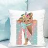 Luxury Home Decor Pillow Cover Car Living Room Sofa Cushion Cover Animal Letter Pattern Cushion Cover