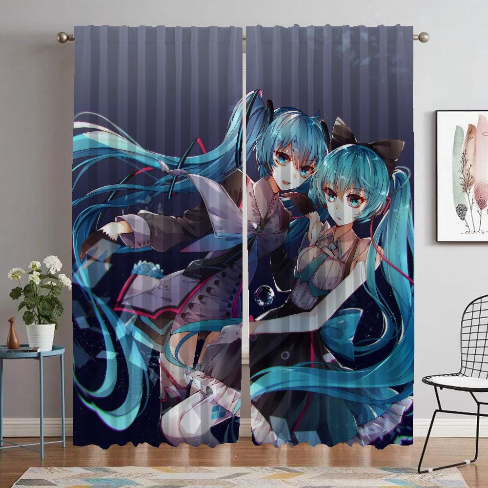 Kitchen Curtains for Camera Mikus Modern Living Room Curtains 2 Pieces Blackout Curtain Halloween Decoration Partition Shades