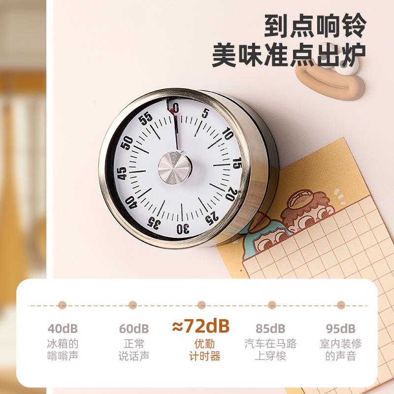 Timer Visivo Timer Meccanico da Cucina Promemoria da Cucina per Bambini Cronometro Magnetico da Cucina Sveglia