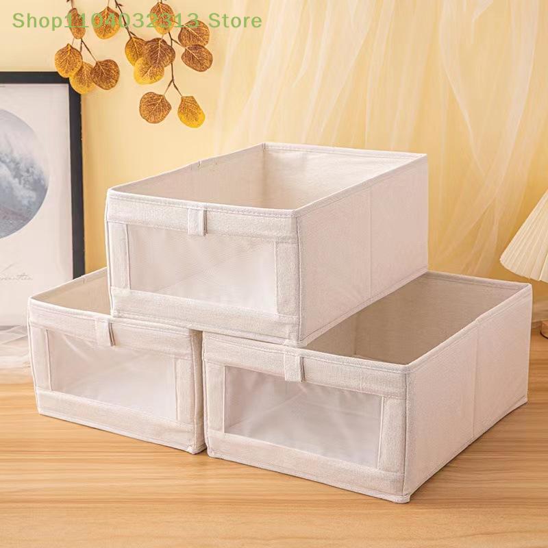1Pcs Pants Storage Box Clothes Organizers Of Cabinets And Drawers Bedroom Wardrobe Fabric Foldable Boxes For Organization Home