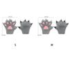 Plush Cat Paw Beast Costume Gloves with Nails Comic Exhibition Cat Paw Prop Decoration Beast Costume Beast Paw Hand Cute Props