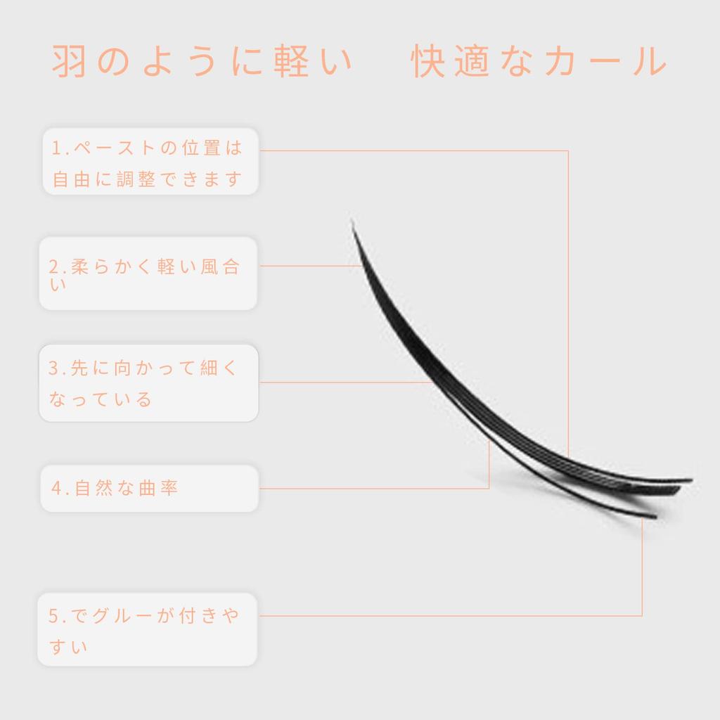 LASHIDOL Partial False Eyelash Easy To A False Eyelash Eyelashes, Extensions, Self-Application, Natural, Popular, DIY, Apply, 9-12mm (Orchid) (Type