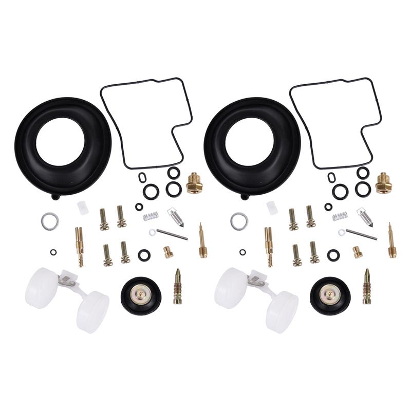 

2 Sets Motorcycle Carburetor Repair Kit Diaphragm Float Cut-off Valve Fit for Honda Shadow VT1100 VT 1100