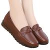 Leder Weichsohle Rindensehne Sohle Rutschfeste Schuhe Damen Lederschuhe Flache Einzelne Schuhe Damenschuhe Frühling und Herbst