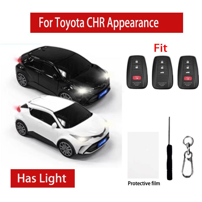 Auto Styling Für Toyota Ch R Chr Modelle Für Corolla Hatchback Land Cruiser Camry 2 3 Tasten Smart Key Hülle Abdeckung Schlüsselanhänger Zubehör