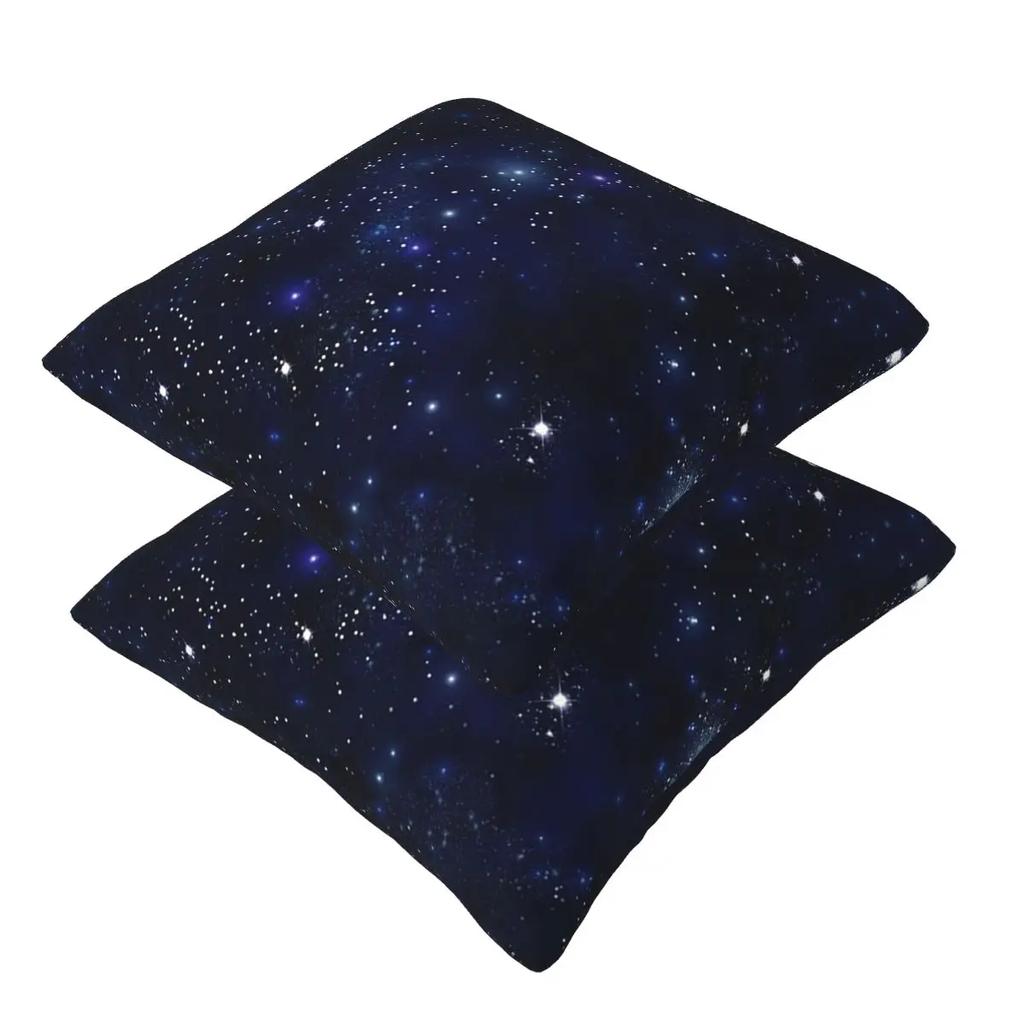 Constellation Star Clusters Galaxies Print Halloween 2 Pcs Square Pillowcase Pillow Cover Cushion Throw Pillow For Home