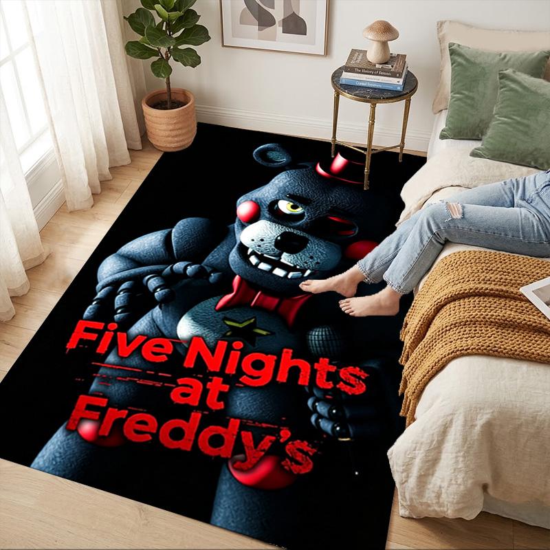 Fnaf Art Living Room Nonslip Area Rug Soft Carpet For Bedroom Game Playroom Sofa Office Home Decor Doormat Christmas Gift C9261460