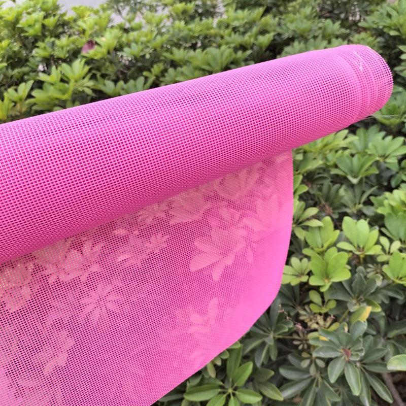 Tkanina siatkowa Teslin, Dostępna w wielu kolorach, Wodoodporny materiał PVC do majsterkowania na torby siatkowe, Tkanina na krzesła biurowe i plażowe