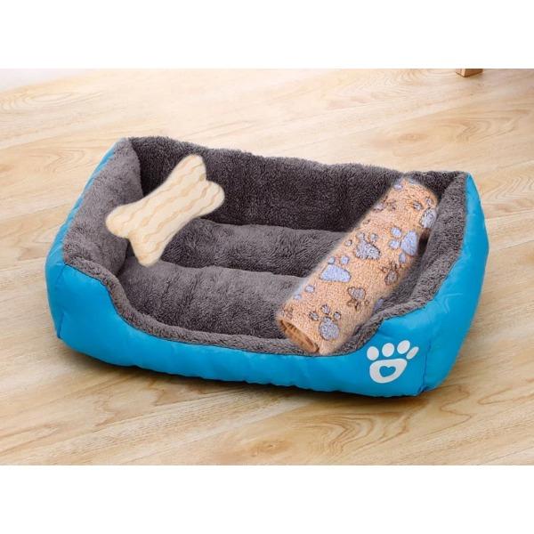 Pet Large Dog Bed Warm House Candy-colored Square Nest Pet Kennel For Small Medium Large Dogs Cat Puppy Plus Size Dog Baskets