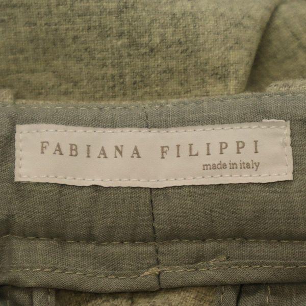 FABIANA FILIPPI Made in Italy Wool Blend Slacks pants XXS Gray Women Used