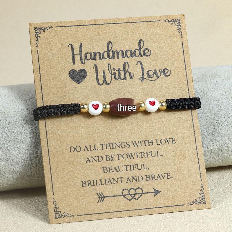 Adjustable Handmade Sports Friendship Bracelet: Baseball, Volleyball, Tennis Versatile Style