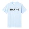Junges Miko BIAF 3 Einzel-T-Shirt Sommer Baumwolle Damen Herren T-Shirts Kurzarm Mode Rundhals-T-Shirt Unisex Streetwear Grafik-Tops
