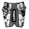 Muay Thai Kickbox Box MMA UFC Černobílé Ležérní Šortky Gym Sport Unisex Muži Ženy Cvičení Rychleschnoucí Potisk Elastický Vysoký Pas Trénink