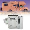 EBTOOLSRV Entrance Door Lock with Safety Aluminum Alloy for Travel and Transporters Latch, Built-in Deadbolt, Campers, Trailers, Trucks, RVs, (Chrome)