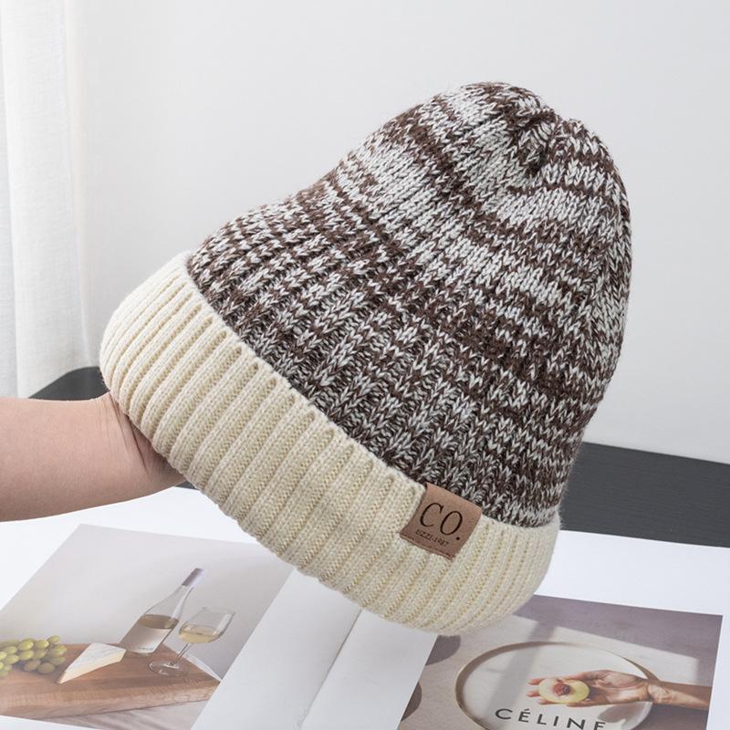 Knitted Woolen Hat for Women in Autumn and Winter Warm and Windproof  Japanese Style  High End Versatile Large Head Circumference  Pullover Hat
