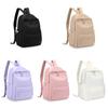 Portable Small Pack Solid Color Backpack Solid Color Handbag Student Shoulder Bag Korean Style Casual Backpack Outdoor