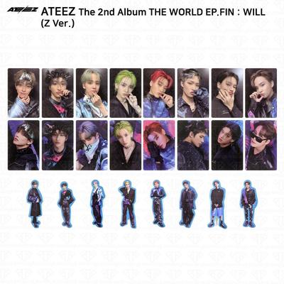 2. album WORLD EP.FIN WILL Photocard Sticker Z ver. KPOP K-POP