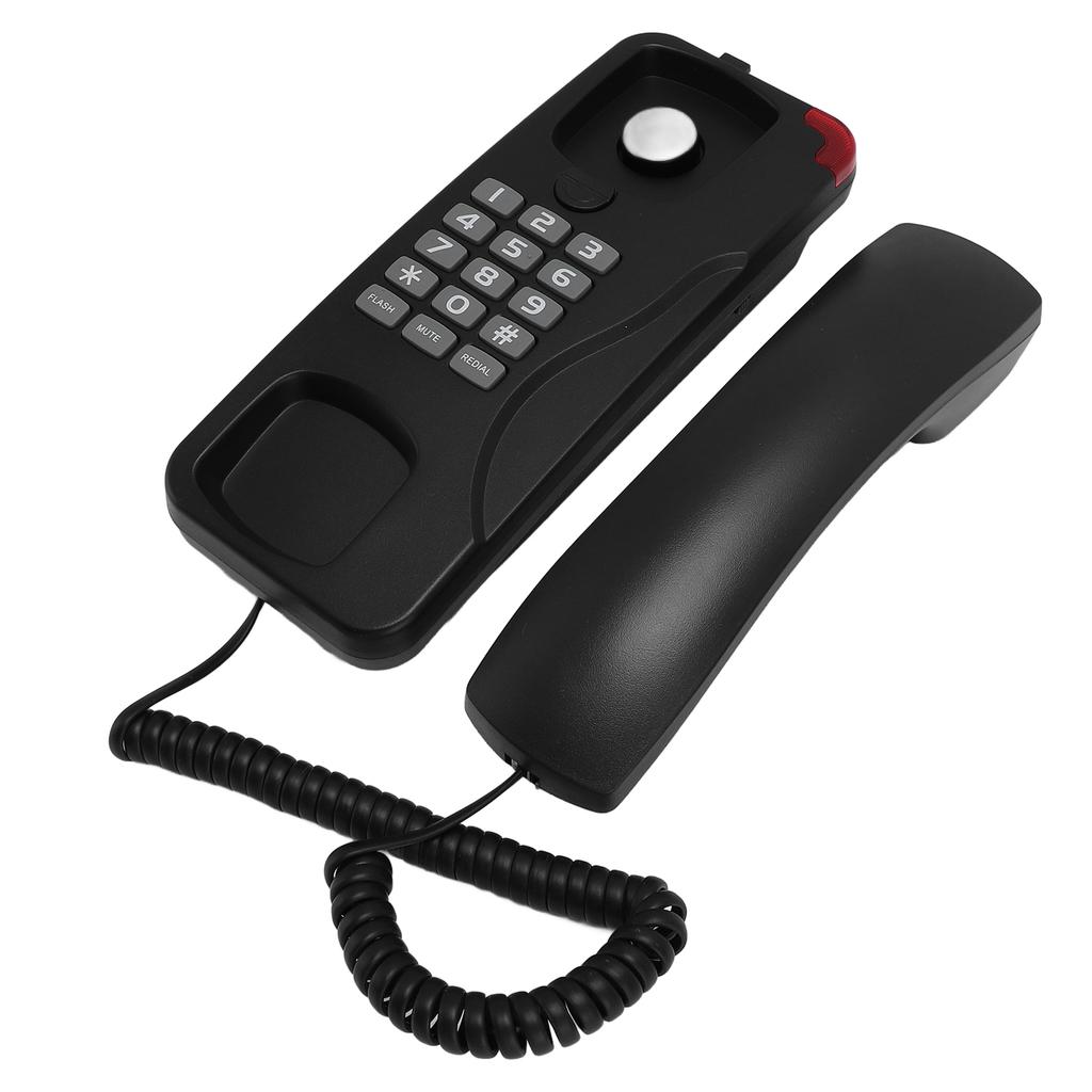 Corded Phone Wall Mount Old   Retro Landline Telephone Wired for Home Living Room   Hotel Use Last Number