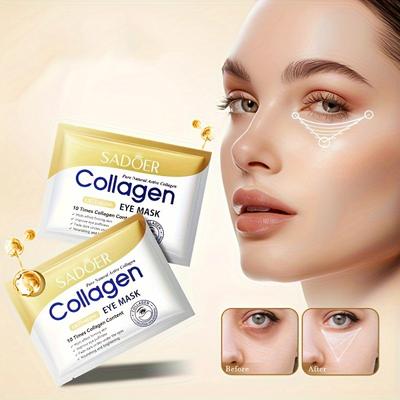 AugenmaskeKnochenkollagen Anti-Falten Multieffekt straffende Augenmaske 7,5 g, spendet Feuchtigkeit für die Augen, pflegt die Augen, entfernt Augenringe, aufhellt