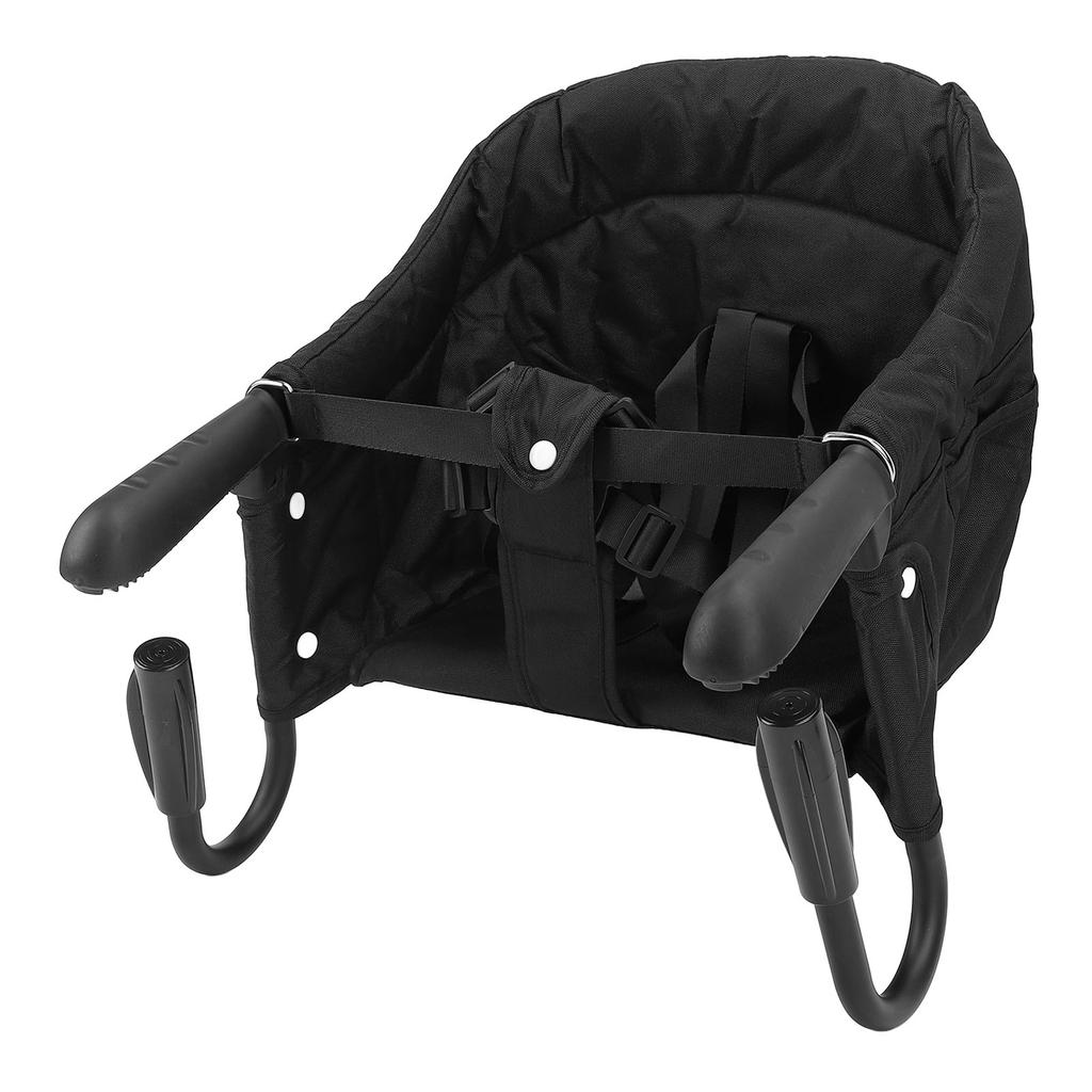 Krzesełko do karmienia z haczykiem z tacką do jedzenia, składane, z kieszenią do przechowywania, przenośne krzesełko do karmienia dla