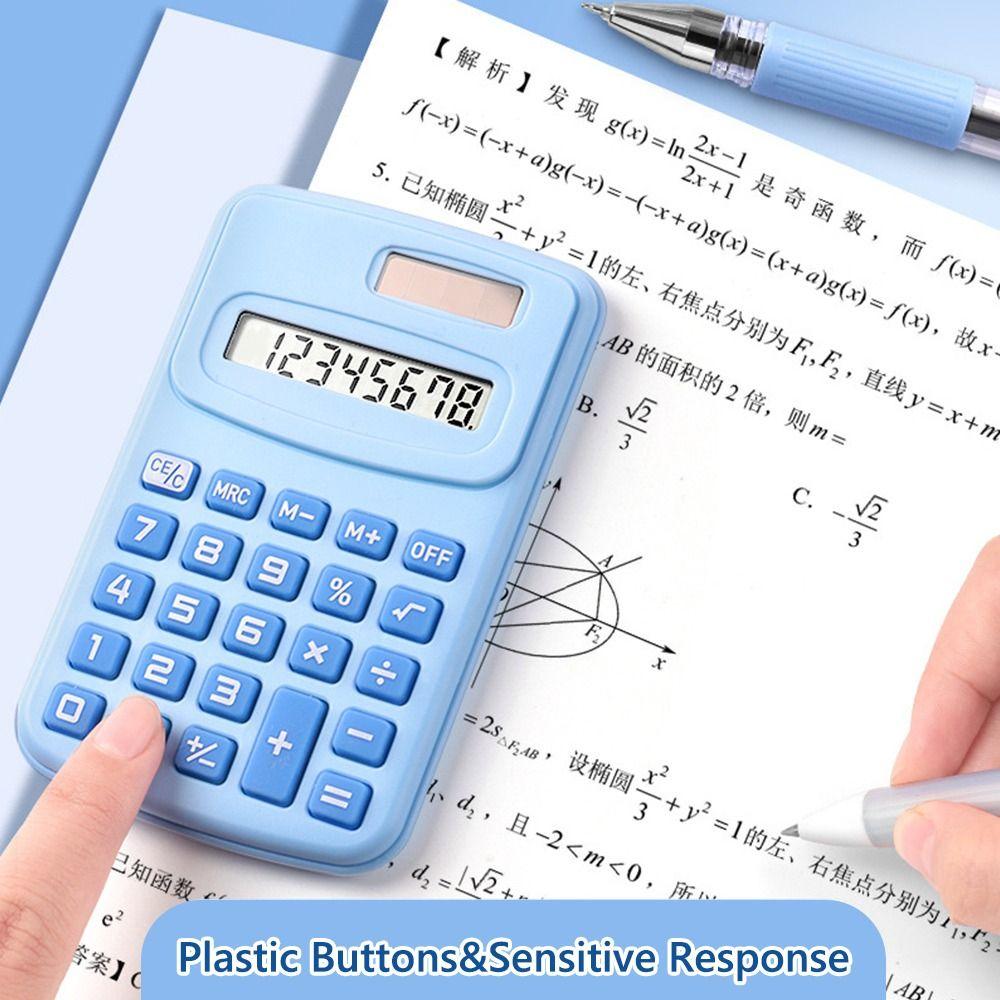 Cichy Mini Kalkulator Kieszonkowy 8-cyfrowy Kalkulator Funkcji Standardowych Kalkulator Matematyczny Uczniowie