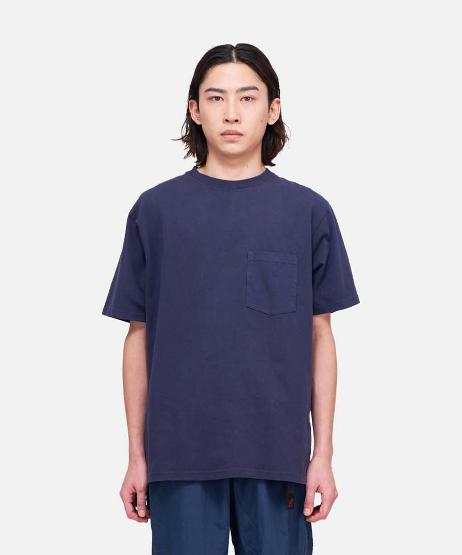 Geulamichi Gym Knit Pocket Short Sleeve T-Shirt Pigment Blue Pigment Blue/M(95)