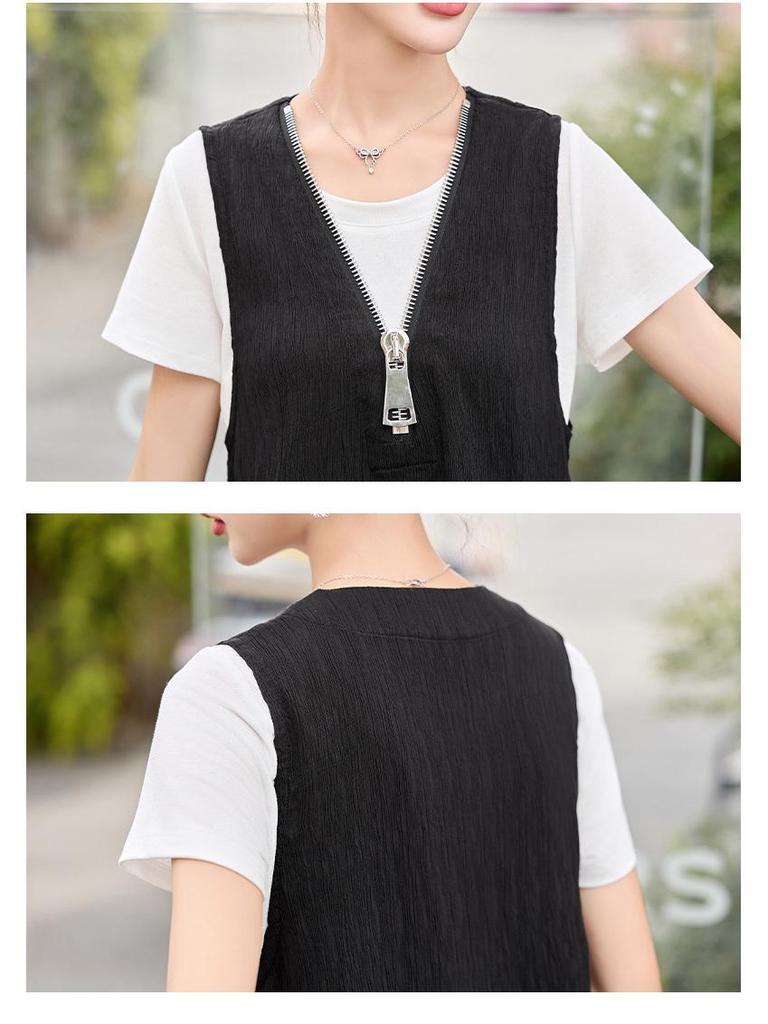 2025 Sommer Damen Stilvolles Zweiteiliges Langes Kleid Set - Trendig und Elegant