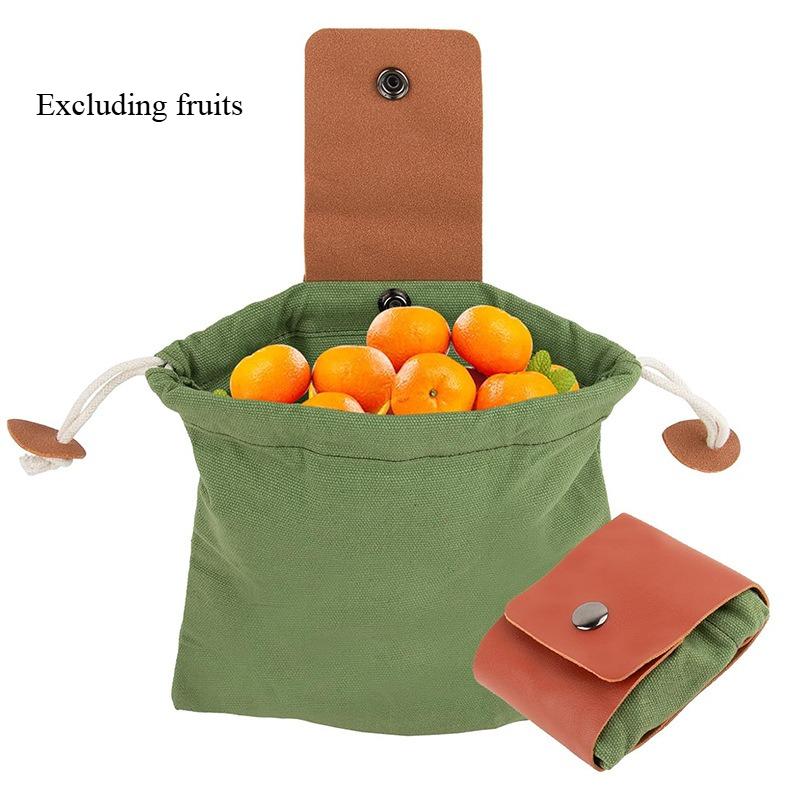 Outdoor Foraging Bag Fruit Picking Bag Camping Multi Functional Tool Waist Bag Waist Hanging Storage Foraging Bag