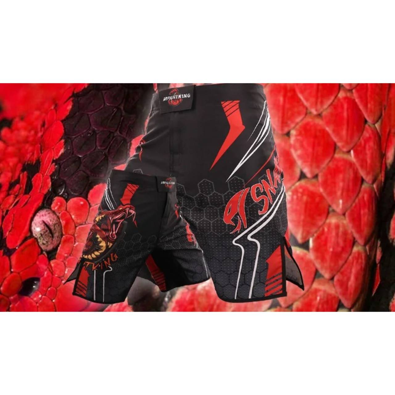 

Шорты для ММА, Муай Тай, Бокс, Кикбоксинг, Кобра, Змеиный бой, тренировочные спортивные мужские брюки для тренировок, фитнеса, летние XL