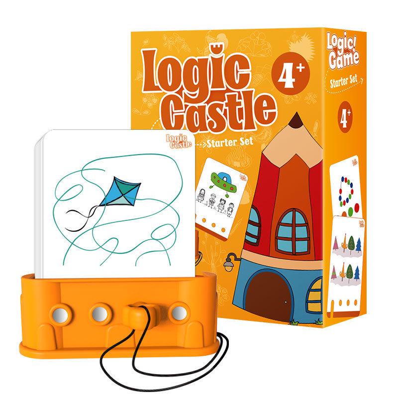 Logic Castle: German Early Education Logic Training Puzzle Board Game for Kids.