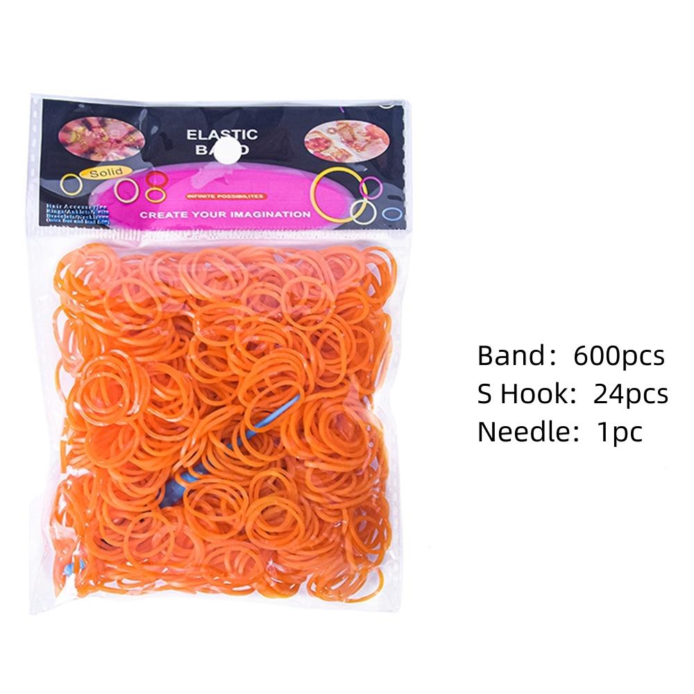 

600 шт. Эластичные разноцветные резиновые резинки для плетения для мальчика, девочки, детей, для плетения, для DIY, для поделок, подарок, браслет, аксессуары для изготовления ювелирных изделий
