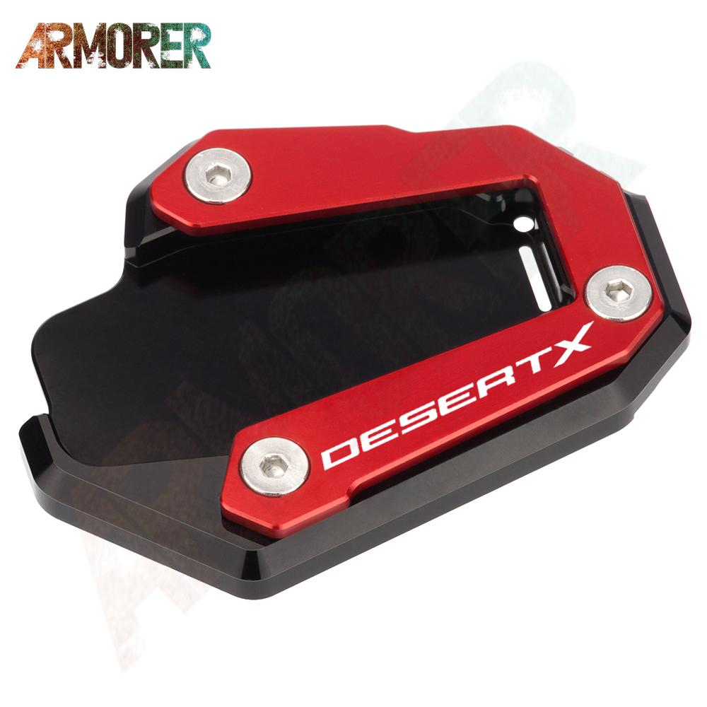 Motorcycle Accessories For Ducati Desert X DesertX  Desert-X 2022 2023 Kickstand Extension Plate Foot Side Stand Enlarge