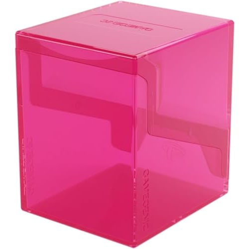 GameGenic Deck Box: Bastion XL Pink (100ct) ? Durable and Sturdy TCG, OCG Card Storage ? Compatible with Pokemon Yugioh Commander and MTG Magic: The G