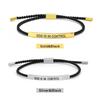 Elegant Inspirerend Armbandje 'God Heeft de Controle' Gegraveerd Letter Armbandje voor Vrouwen Mannen Verstelbare Armband Sieraden Cadeaus