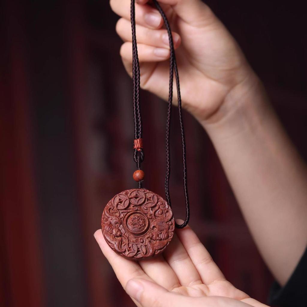 Chengui Zhao Gongming Martial God of Wealth Pendant Necklace – Five Ways God of Wealth Design for Men and Women