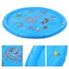 168cm Round DolphinPattern Inflatable Water Spray Pad Kid Sprinkler Pad for Garden Beach