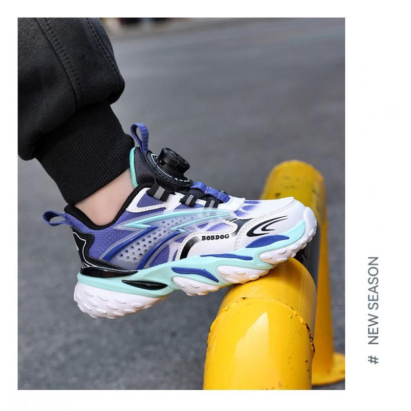 Bobdog Boys 'shoes Dual-mesh Breathable Fashionable Sneaker Middle-aged Handsome Dad Shoes Running