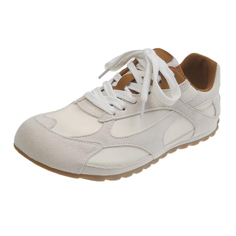 Grape mother studiolee height increase 3.5cm~ cute mango head fashionable lace-up casual style increase German training shoes