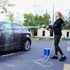 Wireless Car Washing Machine Lithium Battery Charging Portable Water Gun with Water Pipe Auto Wash Tools Car Cleaning Parts 21V