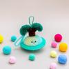 Planet Baby Plush Keychain - Cute Vegetable Pendant for Girls