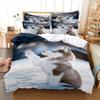 Lovely Husky Duvet Cover Set 3d Puppy Dog Husky Bedding Set Cute Dog Quilt Cover Twin Single Queen King Size Fashion Modern Gift