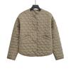 Women Autumn Loose Leisure Commuter Heart Shaped Simple Quilted Jacket