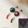 Braccialetti Luminosi Romantici Sole Luna per Coppia Uomo Donna Corda Intrecciata Fatta a Mano Braccialetto Coordinato Gioielli Regali per San Valentino