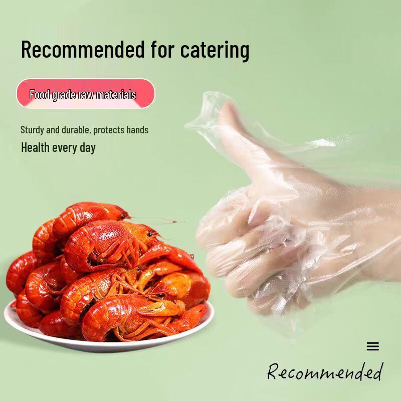 

Junyi Disposable Thickened PE Plastic Gloves