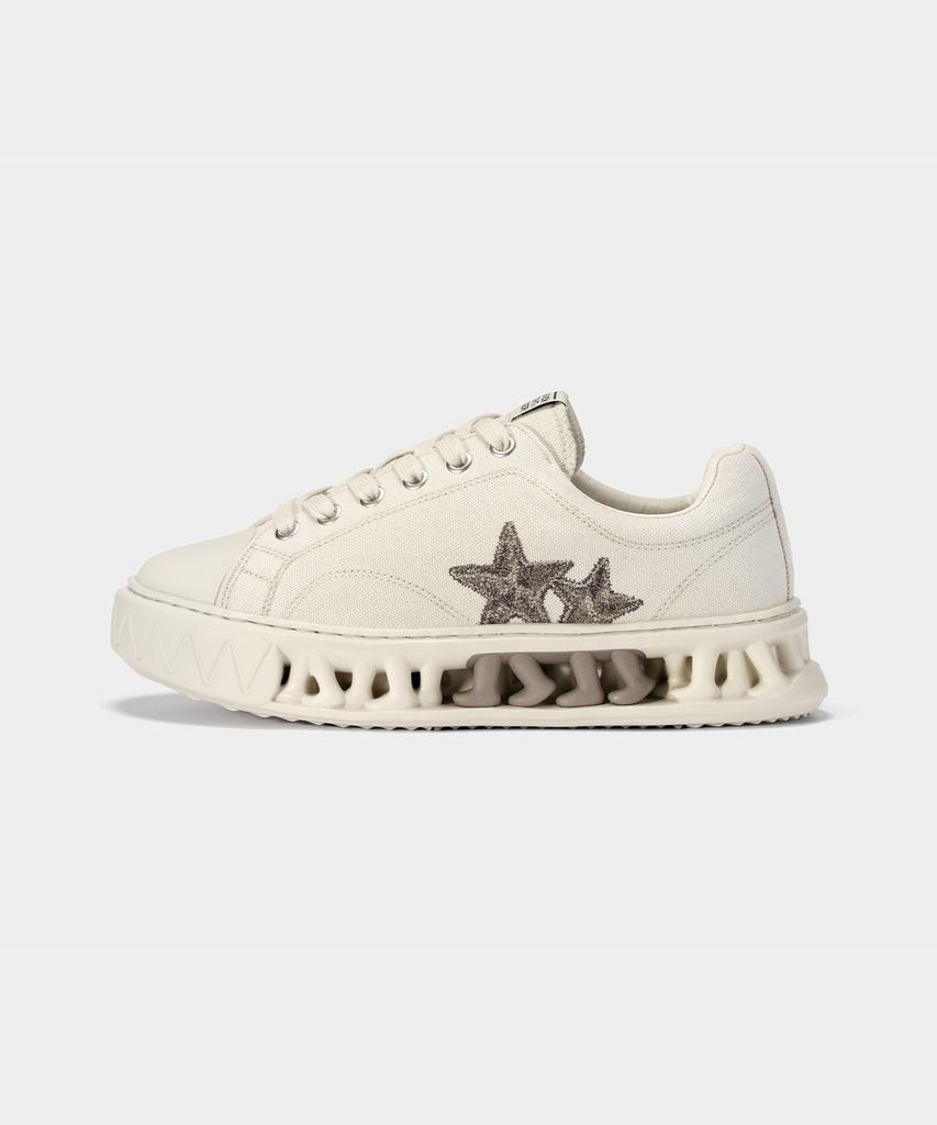 78Under M-6 Graphic Low TopOff White