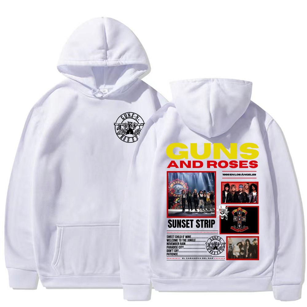 Rock Band Guns N Roses Appetite for Destruction Hoodies for Men Women Vintage Fashion Gothic Loose Hoodie Sweatshirts Streetwear