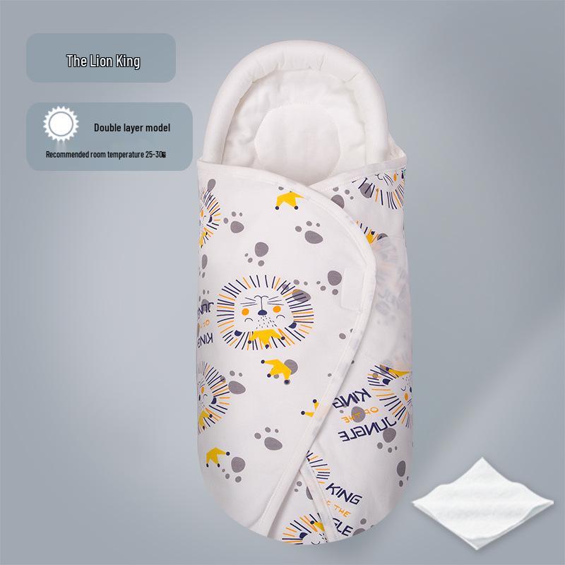Biduole Reine Baumwolle Baby Puckdecke - Neugeborenen Anti-Schreck-Schlafsack für Frühling & Sommer