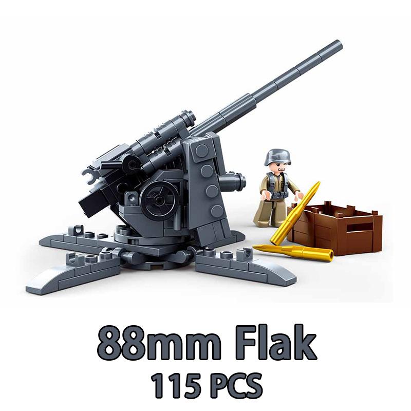SLUBAN Militär 1939-1945 Landung in der Normandie Panzer Flugzeuge Jeep Boot Modellbausteine Soldaten-Sets Puppen Bausteine Kinderspielzeug Geschenk