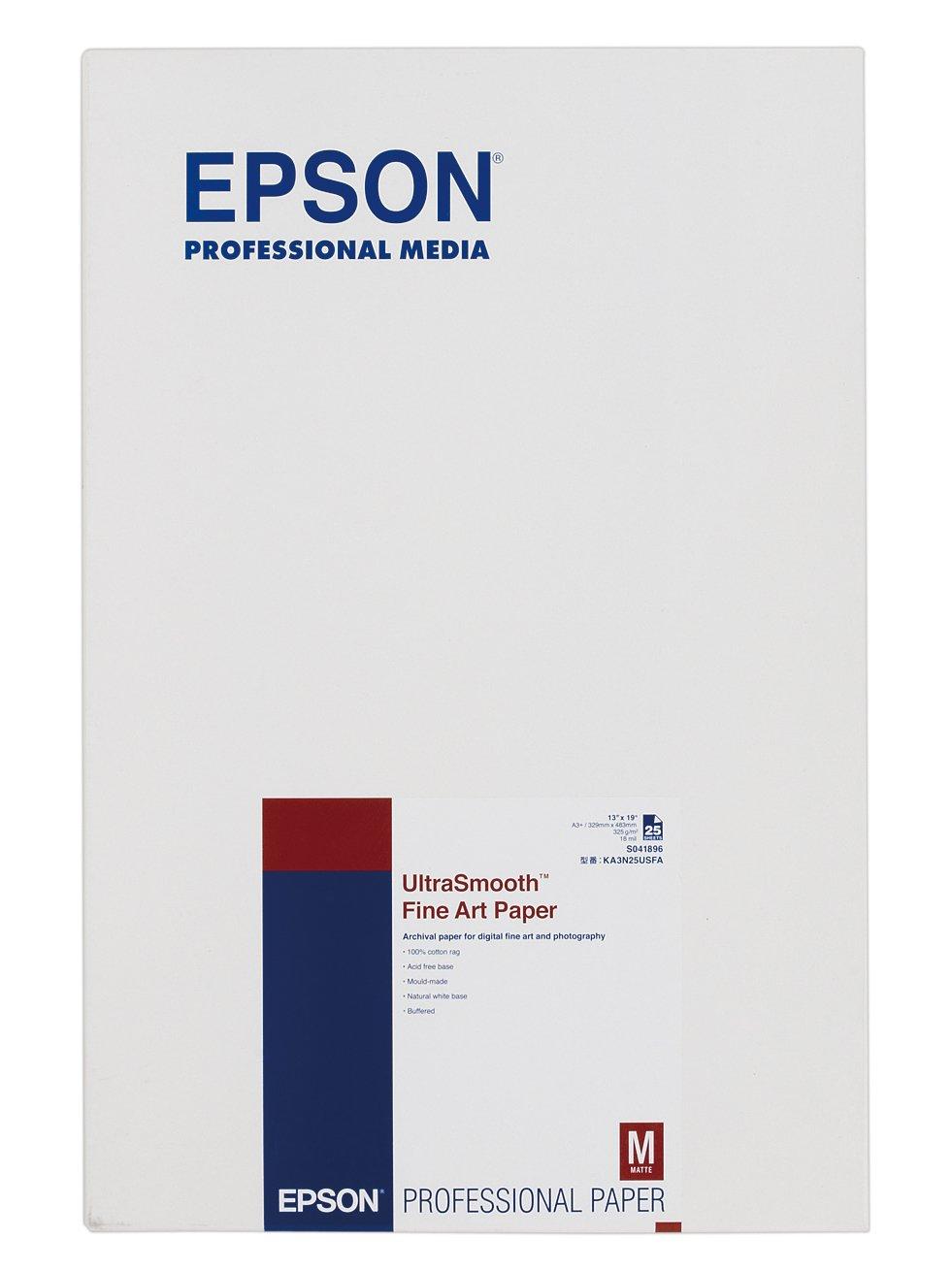 

Epson Photo Paper UltraSmooth Fine Art Paper листы A3 KA3N25USFA Novi/25 [элемент]